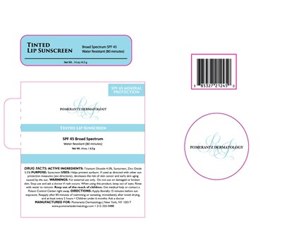 Pomerantz 212.jpg Package Label - Pomerantz 212